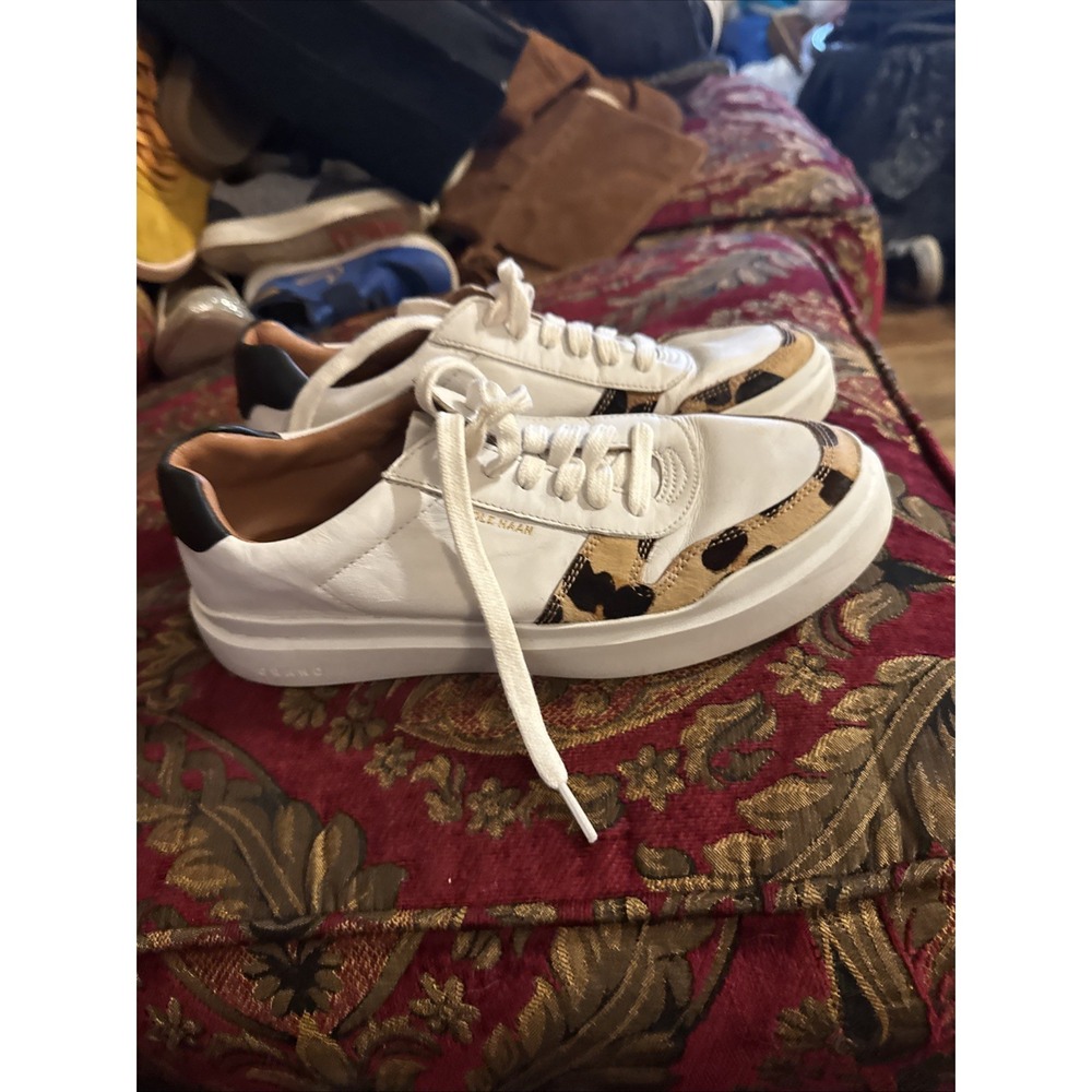 Cole Haan Womens GrandPro Rally Court Shoes. 8 BLace Up Sneakers White